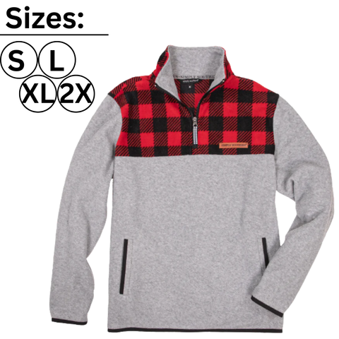 Y-Neck Sherpa Pullover - Aztec - F22 - Simply Southern