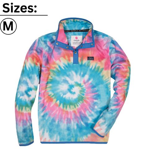 Y-Neck Sherpa Pullover - Aztec - F22 - Simply Southern