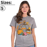 Happy Fall - Pumpkins & Latte - SS - S23 - Adult T-Shirt