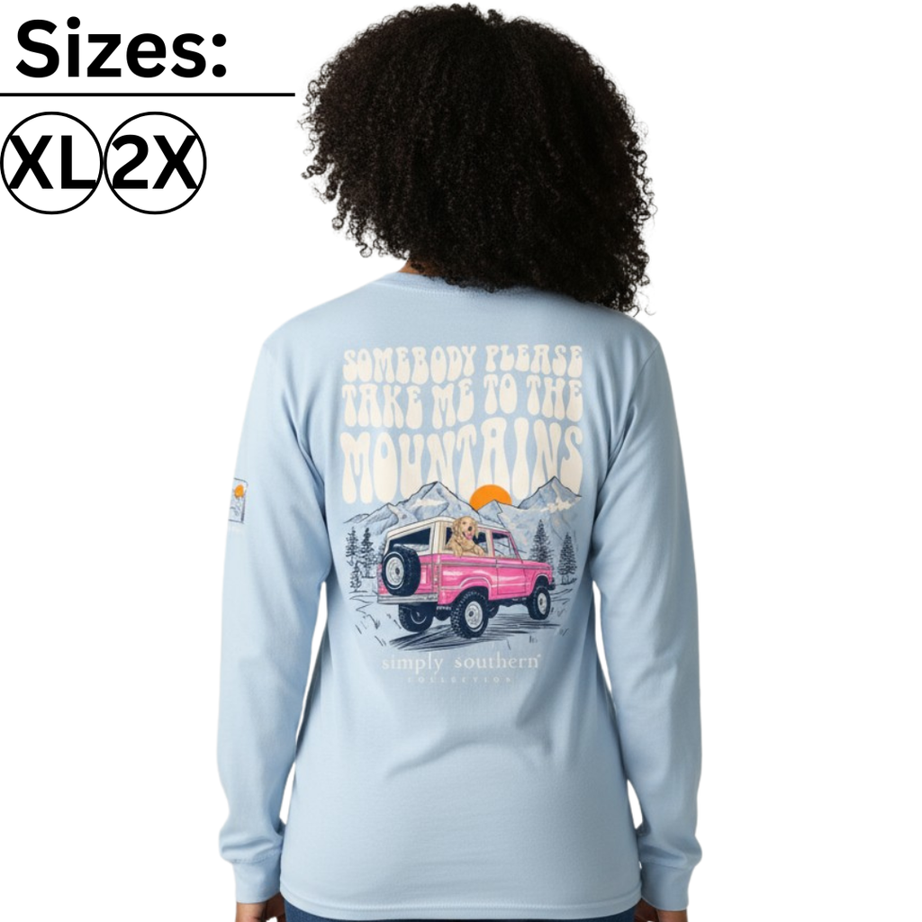 Somebody Please Take Me To The Mountains - SS - Adult Long Sleeve