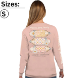 Peace, Love, Teach - Teacher - Pencil - SS - F23 - Adult Long Sleeve