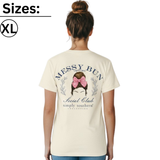 Messy Bun - Coquette Girl - SS - S24 - Adult T-Shirt
