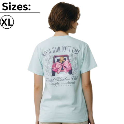 Messy Hair Don't Care - Dog - Social Members Club - SS - S24 - Adult T-Shirt