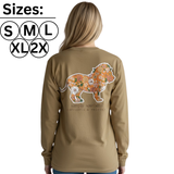 Lion Wild Flower - Conserve & Protect - SS - F24 - Adult Long Sleeve