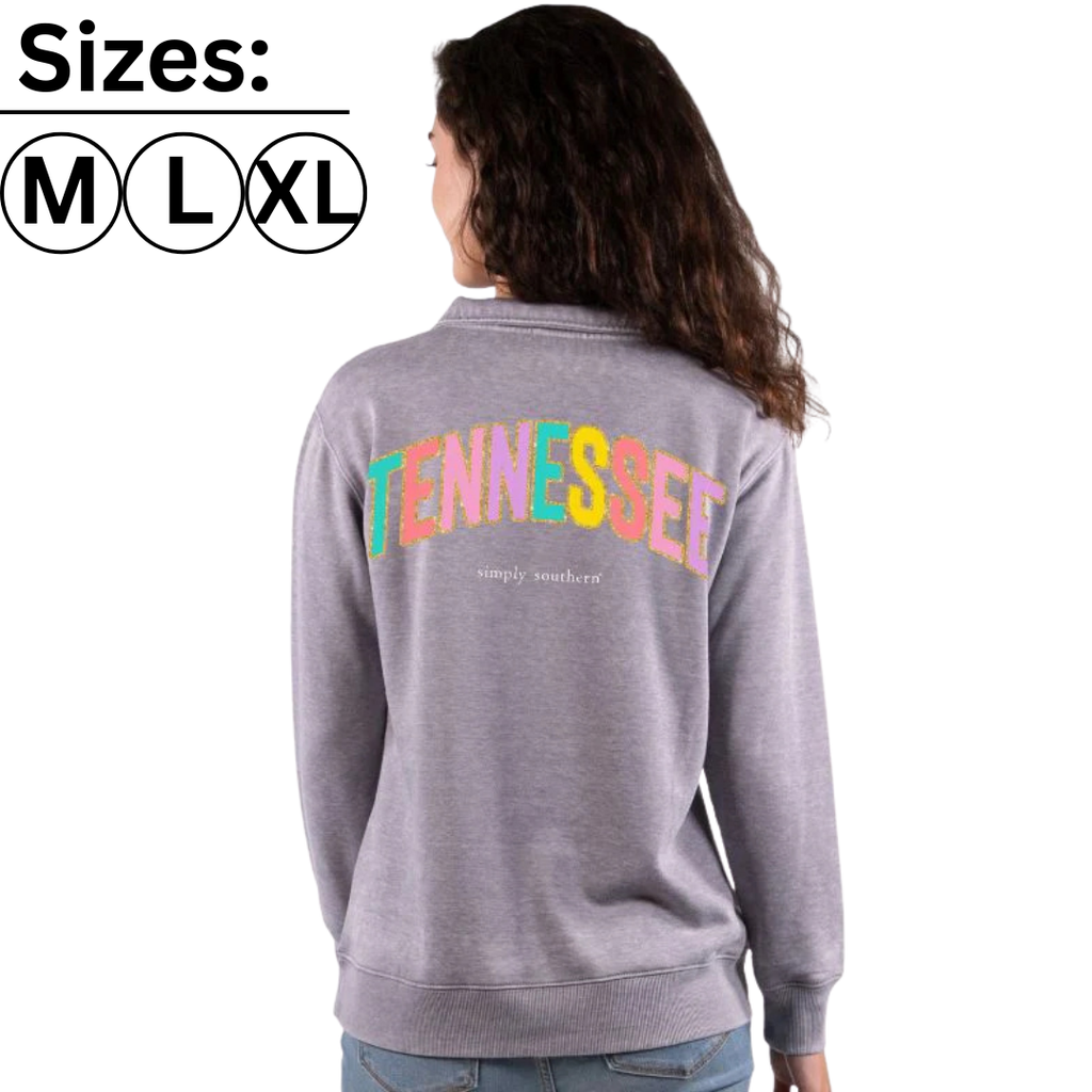 Quarter Zip Pullover - TN - Tennessee - SS - F22 - Adult Pullover