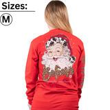 Santa Believe - Cow Print - SS - Adult Long Sleeve