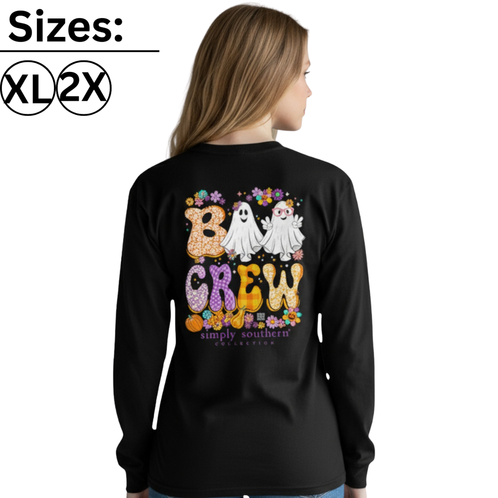 Boo Crew - Trick or Treat - Happy Halloween - SS - Adult Long Sleeve
