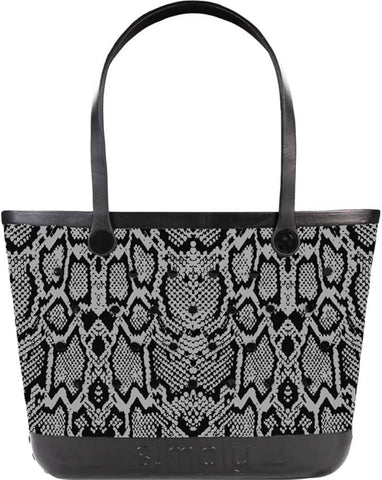 Snake Pattern Large Simply Tote - Simply Southern