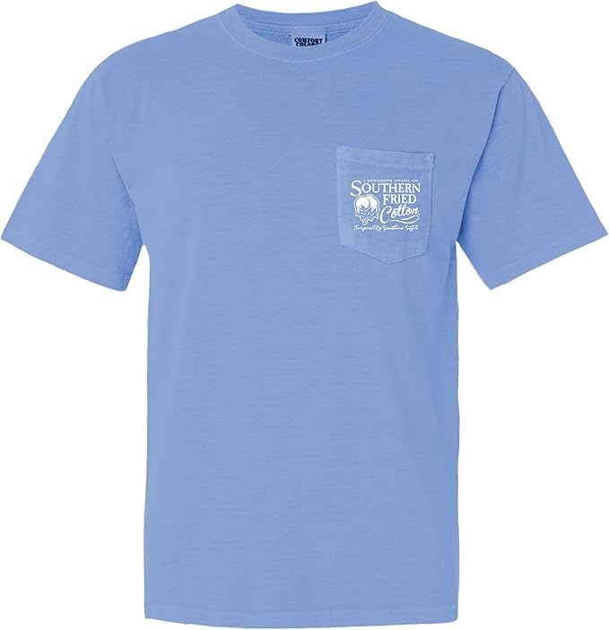 Stars Like Confetti Camping - So Fried Cotton - Adult T-Shirt