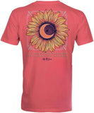 Let The Sun Warm Your Heart and The Moon Feed Your Soul - Sunflower - Adult T-Shirt - Lily Grace
