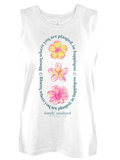 Bloom Where You Are Planted, In Happiness - S24 - SS - Fashion Tank Top