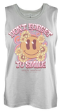 Don't Forget To Smile - S24 - SS - Fashion Tank Top