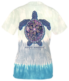 Mandala Turtle Tie Dye - Track Turtle - SS - S24 - YOUTH T-Shirt