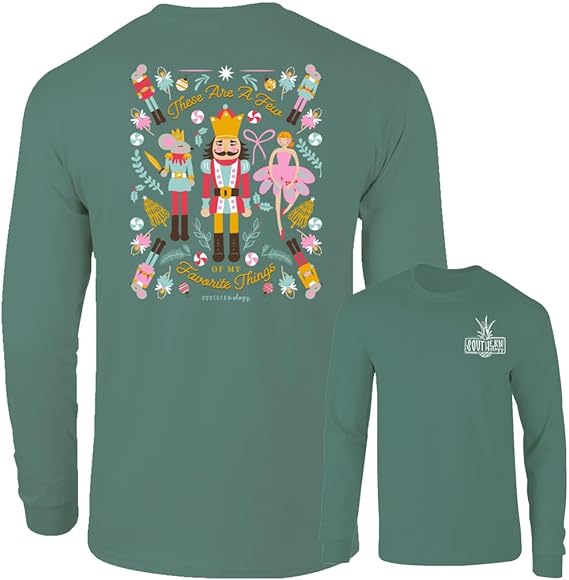 These are A Few of My Favorite Things - Christmas - Adult Long- Southernology