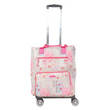 Swirl Quilted Convertible Rolling Tote - F26 - Simply Southern