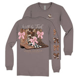 Walk By Faith - Boots & Bows - SS - F26 - YOUTH Long Sleeve