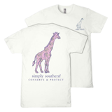 Track Giraffe - Floral - S26 - SS - YOUTH T-Shirt