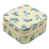 Jewelry Box with Interior Mirror - Zippered Compartment - S26 - Simply Southern