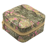 Jewelry Box with Interior Mirror - Zippered Compartment - S26 - Simply Southern