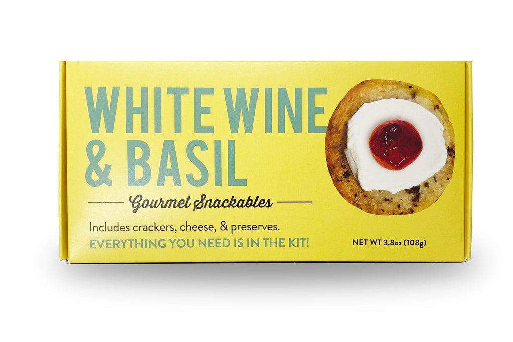 Snackable White Wine & Basil Crackerology Kit