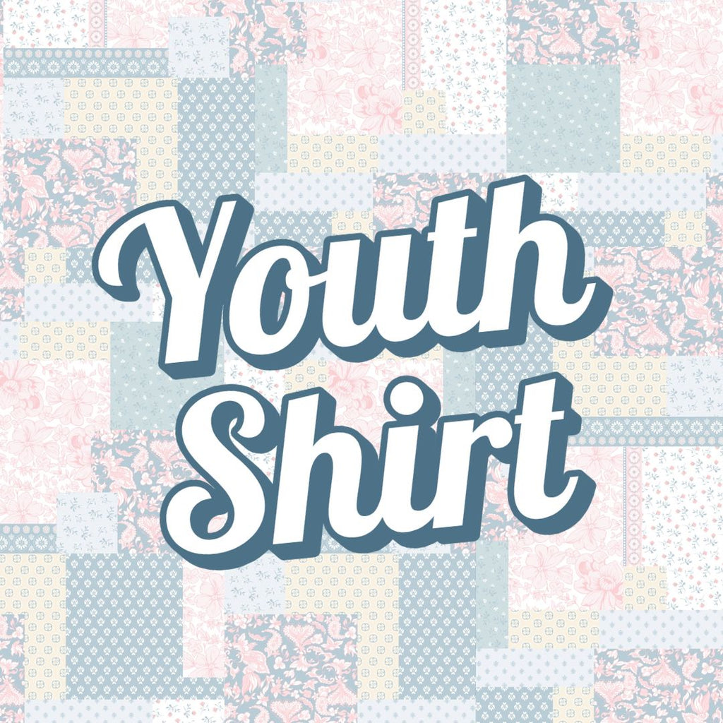 American Honey - Hydrangeas - USA Flag - Stars - Patriotic - S25 - SS - YOUTH T-Shirt