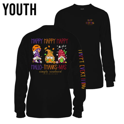 Happy Hallo- Happy Thanks- Happy -Mas - Happy Everything - SS - F23 - YOUTH Long Sleeve