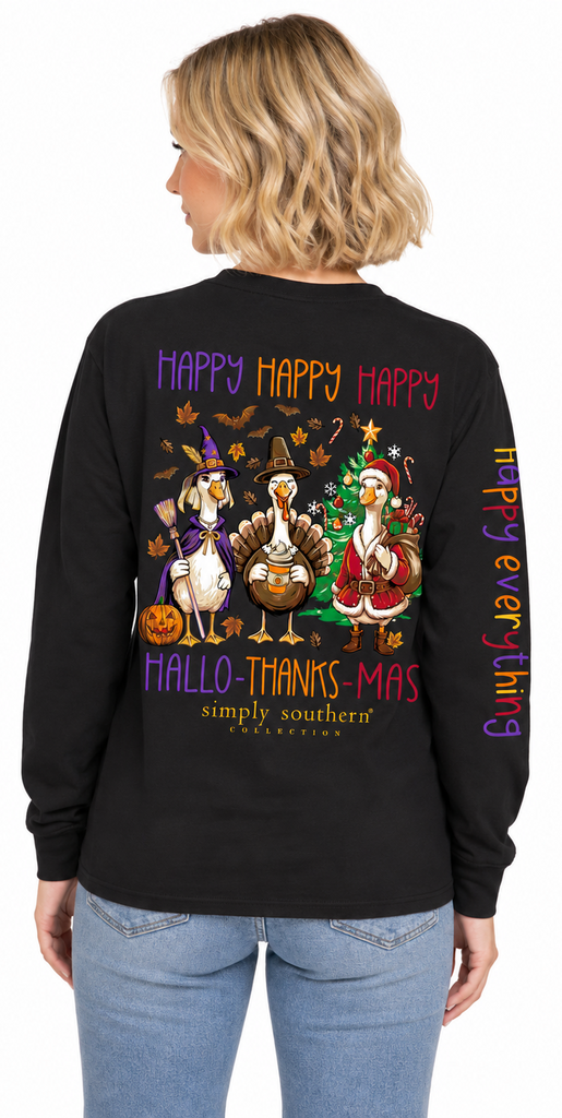 Happy Happy Happy Hallo-Thanks-Mas - SS - F26 - YOUTH Long Sleeve