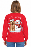 Let It Snow - Dog & Snowman - SS - F26 - YOUTH Long Sleeve