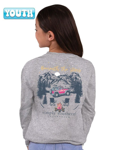 Beneath The Stars - Jeep - SS - F23 - YOUTH Long Sleeve