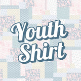 Dogs and Coffee - Golden Retriever - Pink Bow - SS - F26 - YOUTH Long Sleeve
