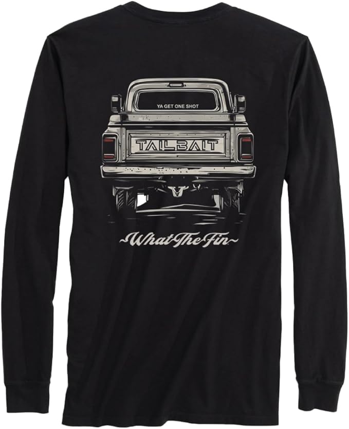 Ya Get One Shot - Vintage Truck - Adult Long Sleeve - What The Fin