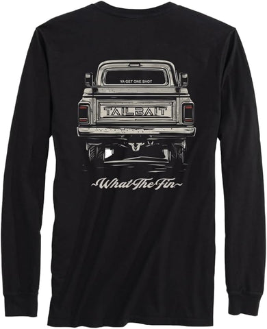 Ya Get One Shot - Vintage Truck - Adult Long Sleeve - What The Fin