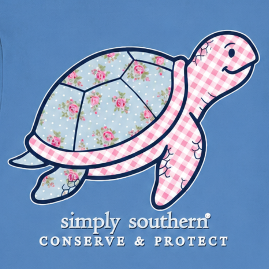 Track Turtle - Plaid Floral - SS - F26 - Adult Long Sleeve