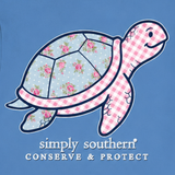 Track Turtle - Plaid Floral - SS - F26 - Adult Long Sleeve