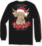 Let It Snow - Highlander - Poinsettias Christmas - SS - F24 - Adult Long Sleeve