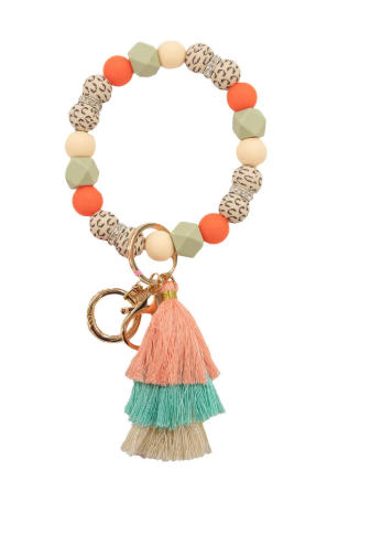 Bead Bangle Silicone - F23 - SS
