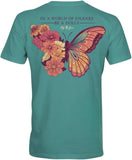 In A World of Jolenes Be A Dolly - Butterfly Floral - Adult T-Shirt - Lily Grace