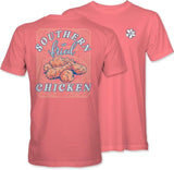 Southern As Fried Chicken - Adult T-Shirt - Itsa Girl Thing