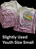 Slightly Used Simply Southern Youth Long Sleeve - With God All Things Possible- Youth Size Small- (M160)