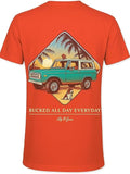 Bucked All Day Every Day - Buck - Palm Trees - Adult T-Shirt - Lily Grace