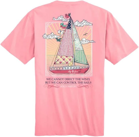 We Cannot Direct The Wind, But We Can Control The Sails - Adult T-Shirt - Lily Grace