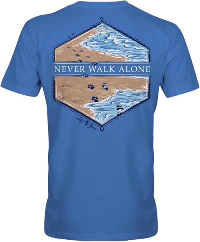 Never Walk Alone - Adult T-Shirt - Lily Grace