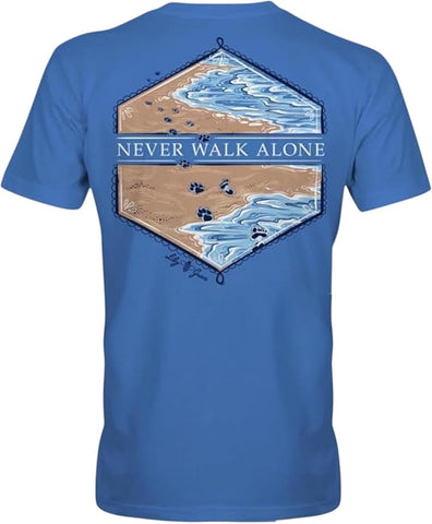 Never Walk Alone - Adult T-Shirt - Lily Grace