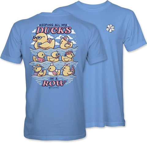 Keeping All My Ducks In A Row - Adult T-Shirt - Itsa Girl Thing