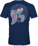 Rising Tides Turtle - Adult T-Shirt - Lily Grace