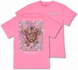 Bloom With A Kind Heart - Highlander - Flowers - S26 - SS - Adult T-Shirt