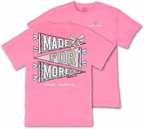 Made For More - Pennants - Bows - S26 - SS - Adult T-Shirt