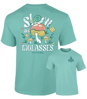 Slow As Molasses - Mushrooms - Adult T-Shirt - Southernology