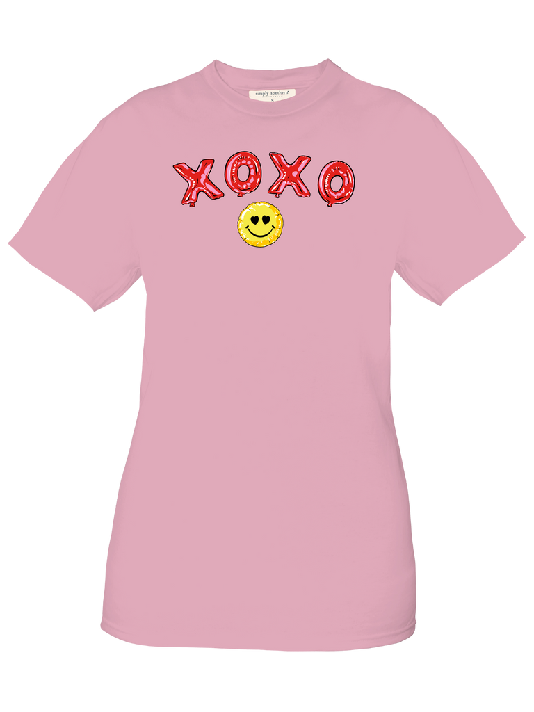 XOXOXO Balloons - Happy Valentines - S24 - SS - Adult T-Shirt