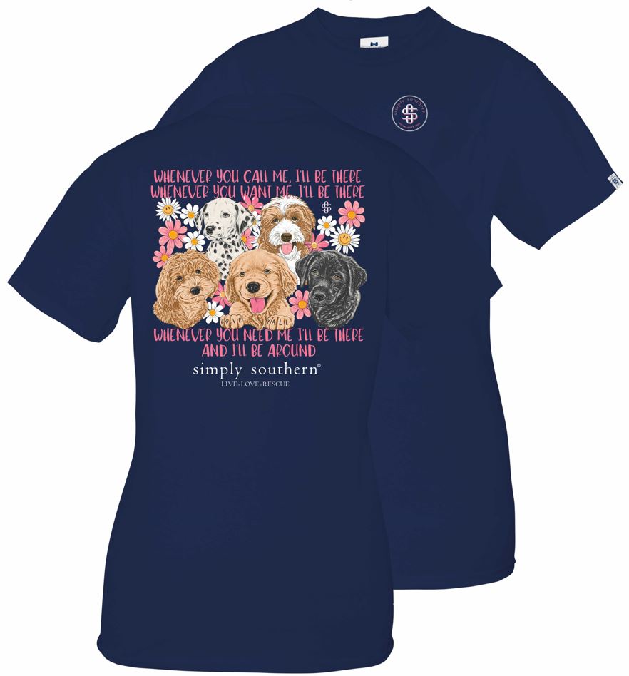 Whenever You Call Me, I'll Be There - Dogs - S23 - SS - Adult T-Shirt